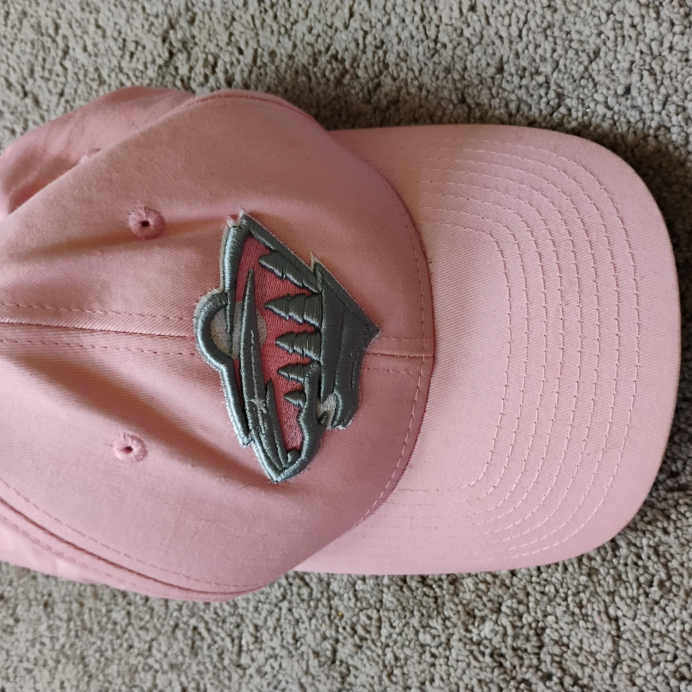 NHL Pink Cap with Official Logo